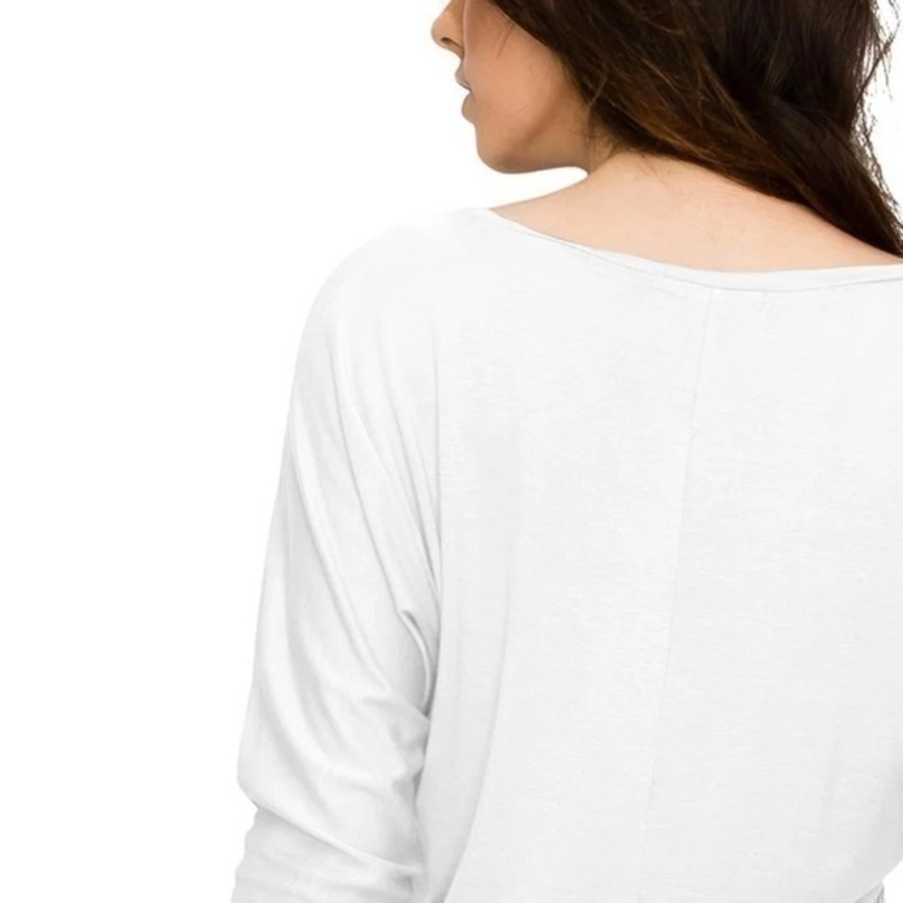 Splendid 3/4 dolman sleeve t-shirt tee top blouse in white size small
